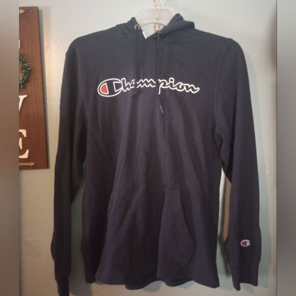 Champion lightweight drawstring hoodie Sz med - Picture 2 of 8